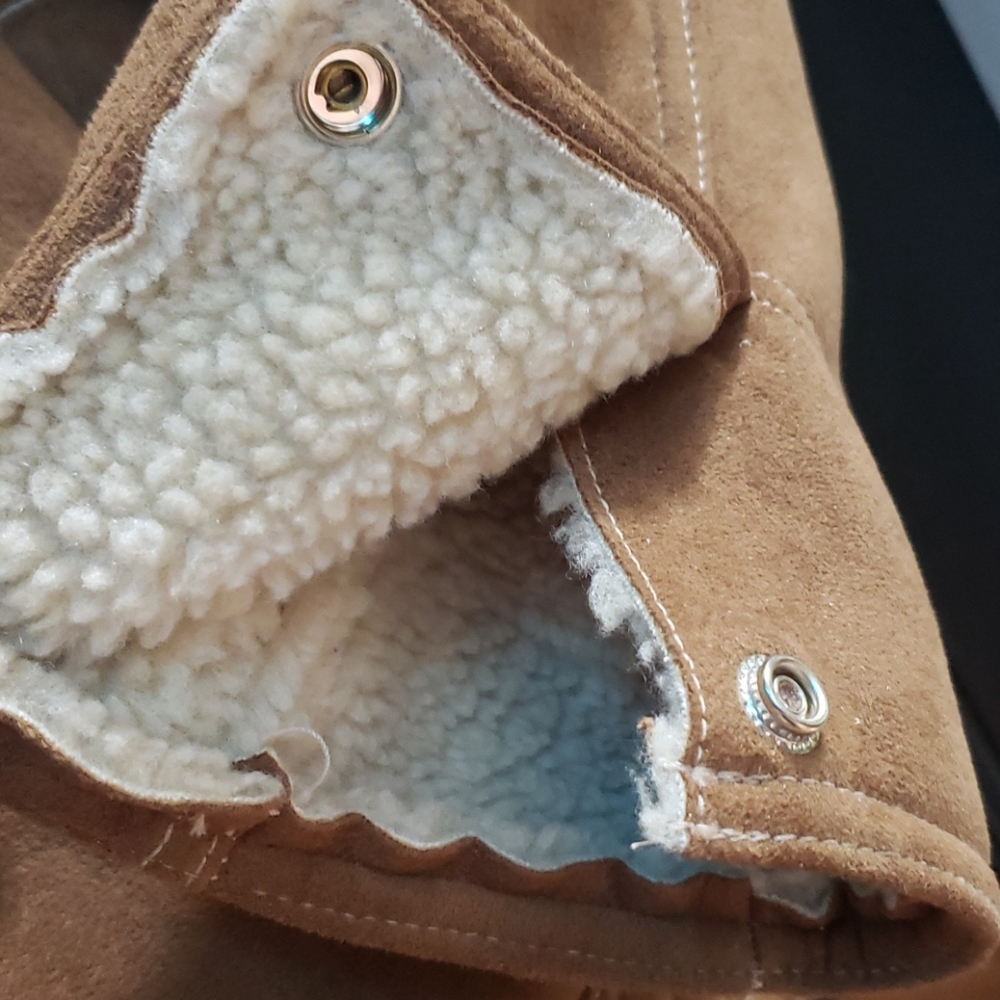NWT⭐ Old Navy Faux Suede & Sherpa Jacket - Picture 5 of 6